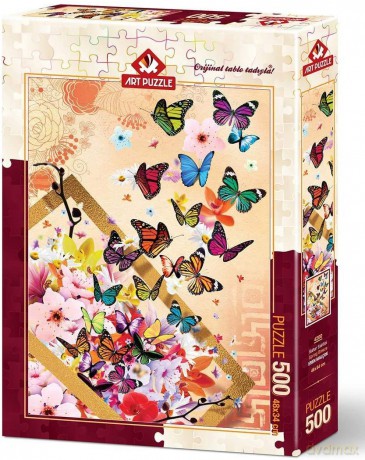 ARTPUZZLE 500 el. Kolorowe motyle [PUZZLE]