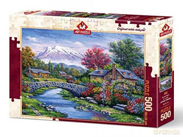 ARTPUZZLE 500 el. Piękna chatka nad rzeką [PUZZLE]