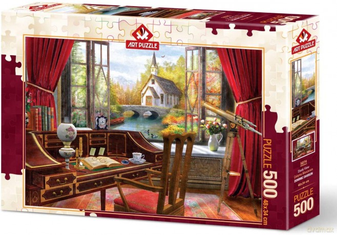 ARTPUZZLE 500 el. Pokój z widokiem na kapliczkę [PUZZLE]