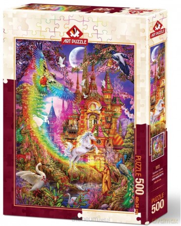 ARTPUZZLE 500 el. Tęczowy zamek [PUZZLE]