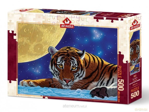 ARTPUZZLE 500 el. Tygrys i księżyc [PUZZLE]