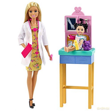 Barbie Kariera. Lalka Pediatra zestaw