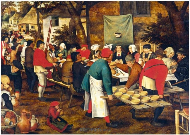 BLUEBIRD PUZZLE 1000 el. Chłopskie wesele, Brueghel [PUZZLE]