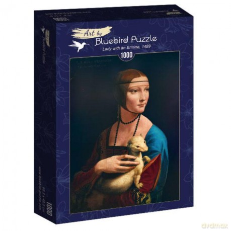 BLUEBIRD PUZZLE 1000 el. Dama z łasiczką, Leonardo da Vinci [PUZZLE]