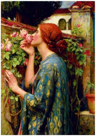 BLUEBIRD PUZZLE 1000 el. Dusza róży, John William Waterhouse [PUZZLE]