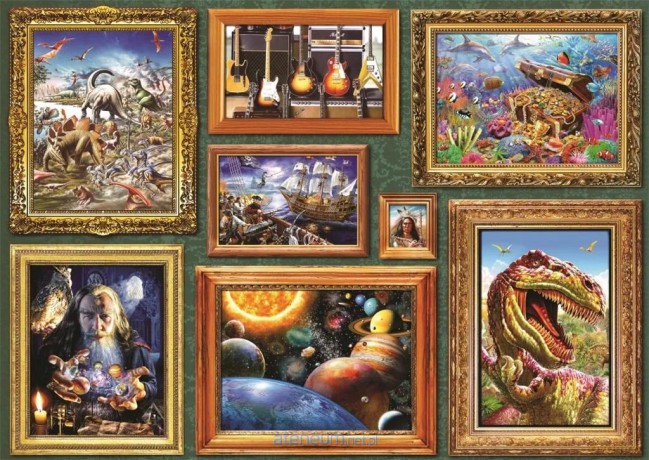 BLUEBIRD PUZZLE 1000 el. Galeria ośmiu obrazów [PUZZLE]