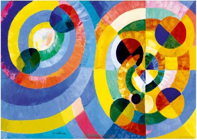 BLUEBIRD PUZZLE 1000 el. Kuliste formy, Robert Delaunay, 1930 [PUZZLE]