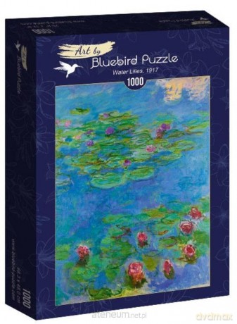 BLUEBIRD PUZZLE 1000 el. Lilie wodne, Claude Monet1917 [PUZZLE]