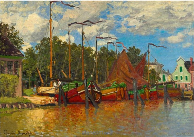 BLUEBIRD PUZZLE 1000 el. Łódki na jeziorze, Claude Monet, 1871 [PUZZLE]