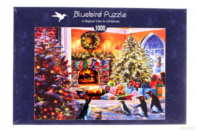 BLUEBIRD PUZZLE 1000 el. Magiczny obraz świąt [PUZZLE]
