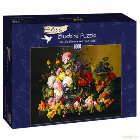 BLUEBIRD PUZZLE 1000 el. Martwa natura - kwiaty i owoce [PUZZLE]
