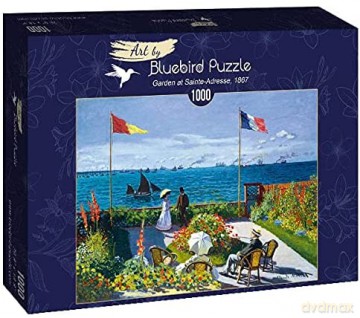 BLUEBIRD PUZZLE 1000 el. Na tarasie, Claude Monet,1867 [PUZZLE]