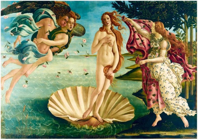 BLUEBIRD PUZZLE 1000 el. Narodziny Wenus, Botticelli, 1485 [PUZZLE]