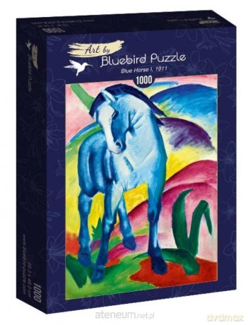BLUEBIRD PUZZLE 1000 el. Niebieski koń, Franz Marc 1911 [PUZZLE]