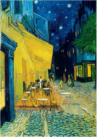 BLUEBIRD PUZZLE 1000 el. Nocna kafejka, Vincent van Gogh [PUZZLE]