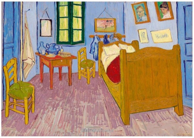 BLUEBIRD PUZZLE 1000 el. Pokój artysty w Arles Vincent van Gogh [PUZZLE]