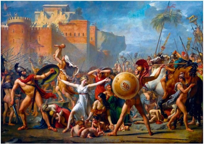 BLUEBIRD PUZZLE 1000 el. Porwanie Sabinel, Jacques-Louis David [PUZZLE]