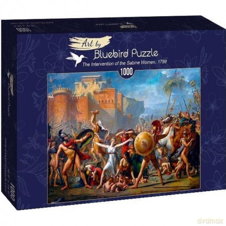 BLUEBIRD PUZZLE 1000 el. Porwanie Sabinel, Jacques-Louis David [PUZZLE]