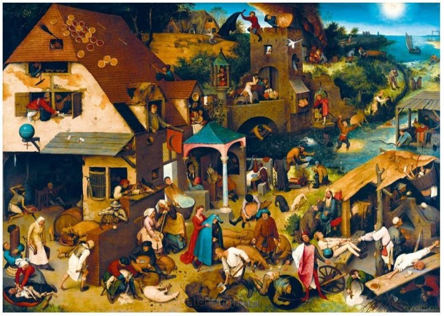 BLUEBIRD PUZZLE 1000 el. Przysłowia, Brueghel [PUZZLE]