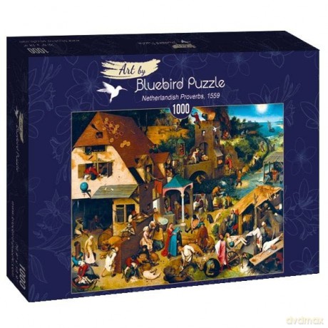 BLUEBIRD PUZZLE 1000 el. Przysłowia, Brueghel [PUZZLE]