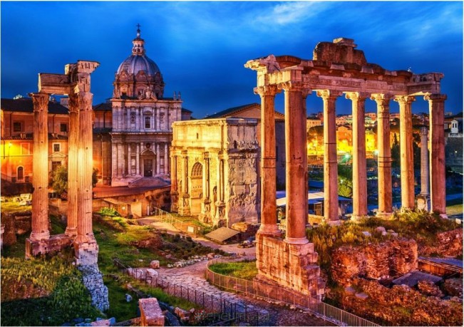 BLUEBIRD PUZZLE 1000 el. Rzym, Forum Romanum [PUZZLE]
