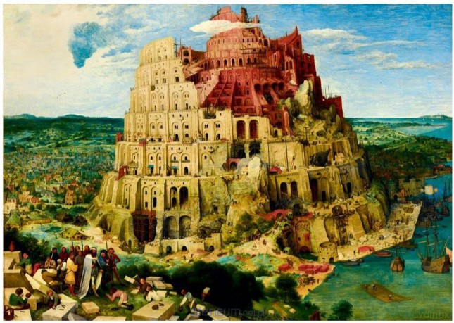 BLUEBIRD PUZZLE 1000 el. Wieża Babel, Brueghel [PUZZLE]