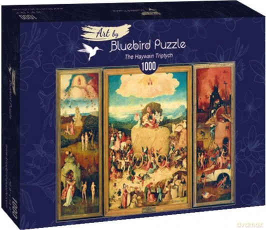 BLUEBIRD PUZZLE 1000 el. Wóz z sianem, Bosch [PUZZLE]