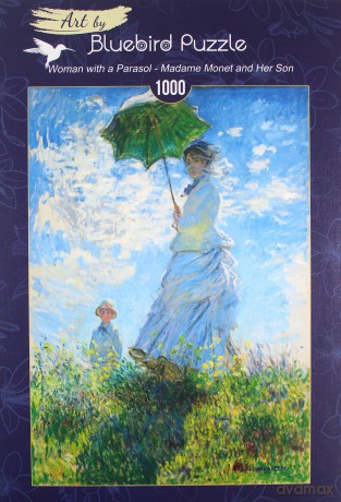 BLUEBIRD PUZZLE 1000 el. Żona artysty z synem, Claude Monet [PUZZLE]