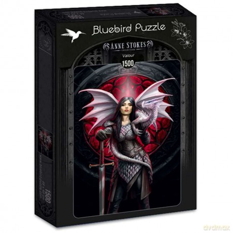 BLUEBIRD PUZZLE 1500 el. Anne Stokes - Królowa Smoków [PUZZLE]