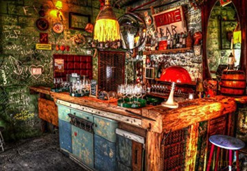 BLUEBIRD PUZZLE 1500 el. Bar w Budapeszcie Pixabay [PUZZLE]