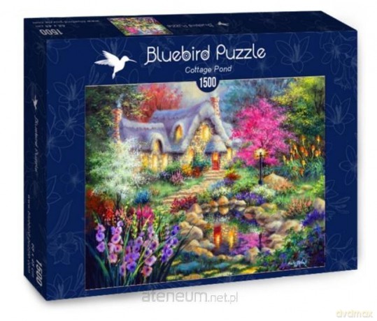 BLUEBIRD PUZZLE 1500 el. Domek z pięknym stawem [PUZZLE]