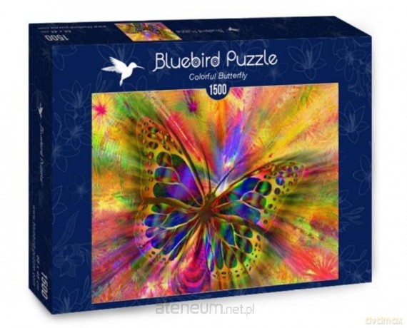 BLUEBIRD PUZZLE 1500 el. Kolorowy motyl [PUZZLE]