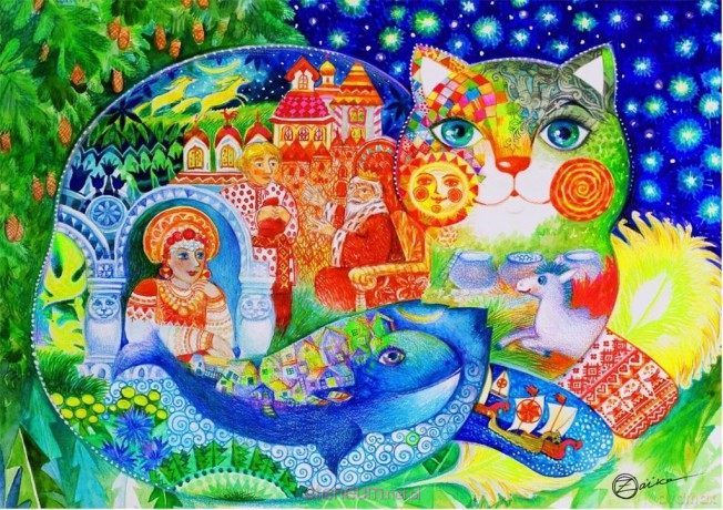 BLUEBIRD PUZZLE 1500 el. Rosyjska opowieść Oxana Tale [PUZZLE]