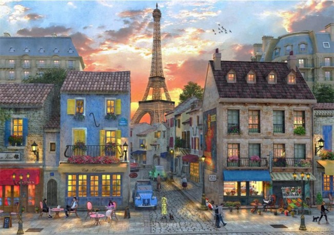 BLUEBIRD PUZZLE 4000 el. Ulice Paryża [PUZZLE]