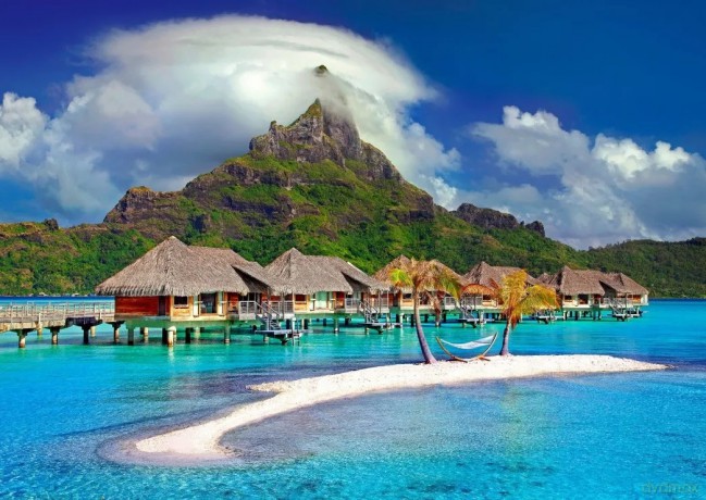 BLUEBIRD PUZZLE 500 el. Tahiti, Bora Bora [PUZZLE]