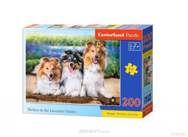 CASTORLAND 200 el. Shelties in the Lavender Garden [PUZZLE]