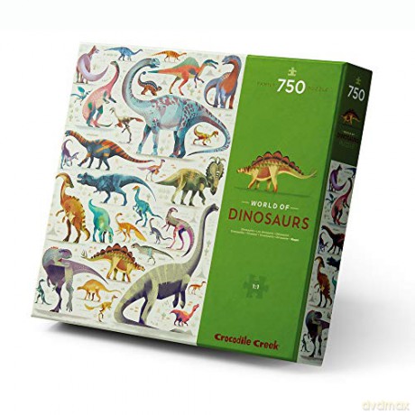 CROCODILE CREEK 750 el. - Świat dinozaurów [PUZZLE]