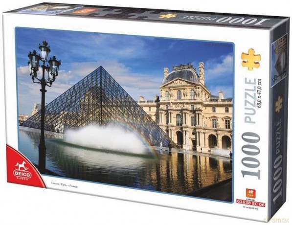 DEICO 1000 el. Francja, Paryż - Luwr [PUZZLE]