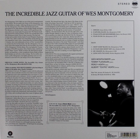 Wes Montgomery: The Incredible Jazz Guitar of Wes Montgomery [Winyl]