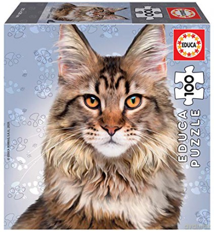 EDUCA 100 el. Koty - Maine coon [PUZZLE]