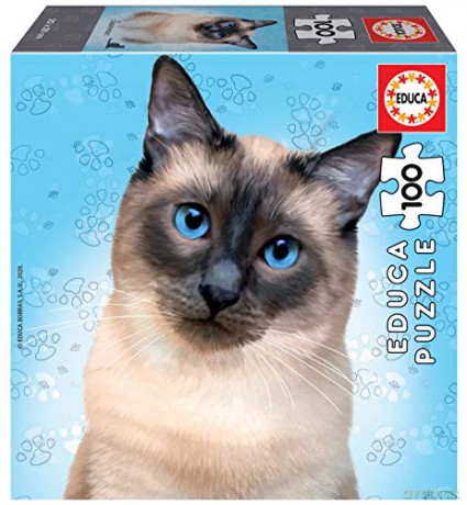 EDUCA 100 el. Koty - Syjamski [PUZZLE]