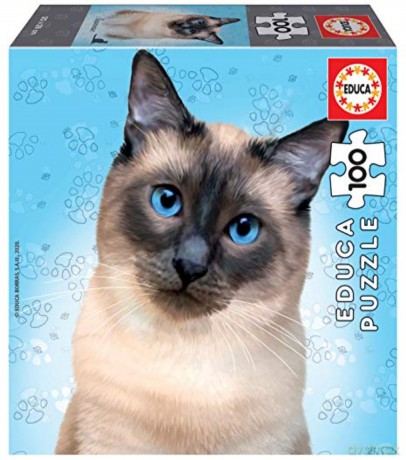EDUCA 100 el. Koty - Syjamski [PUZZLE]