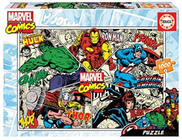 EDUCA 1000 el. Komiksy Marvela [PUZZLE]