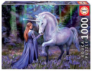 EDUCA 1000 el. Las kwitnących dzwonków, Anne Stokes [PUZZLE]