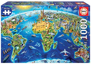 EDUCA 1000 el. Zabytki całego świata (miniatura) [PUZZLE]