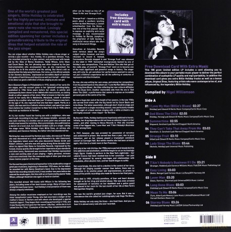 Billie Holiday: Billie Holiday - Reborn and Remastered -The Rough Guide To Jazz and Blues Legends [Winyl]