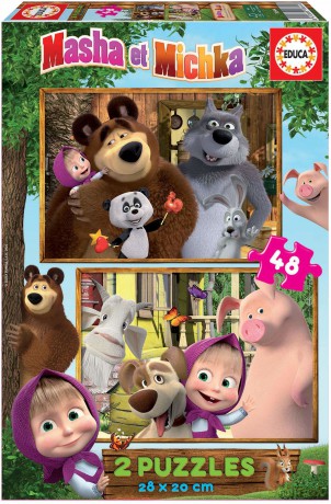 EDUCA 2x20 el. Masza i Niedźwiedź [PUZZLE]