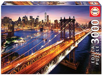 EDUCA 3000 el. Zachód słońca nad Manhattanem [PUZZLE]