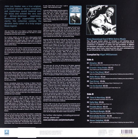 John Lee Hooker: The Rough Guide To Blues Legends: John Lee Hooker - Reborn and Remastered [Winyl]
