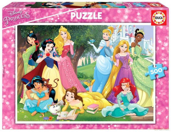EDUCA 500 el. Księżniczki z bajek Disneya [PUZZLE]